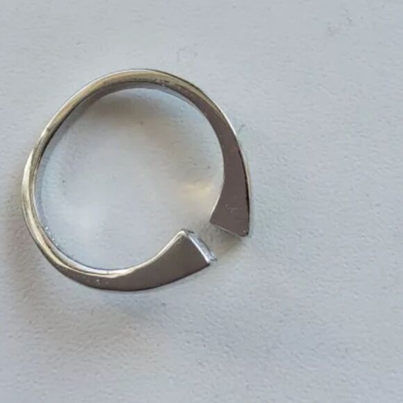 #46 ✨NEW 925 Sterling Silver Wrap Zircon Ring - Picture 7 of 7